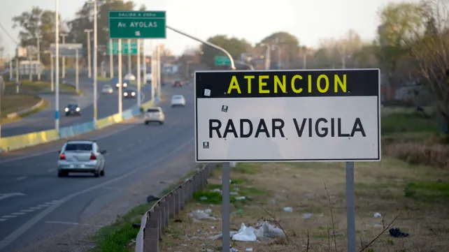 Ojito: desde el lunes comienza a labrar multas por radares en Circunvalación 